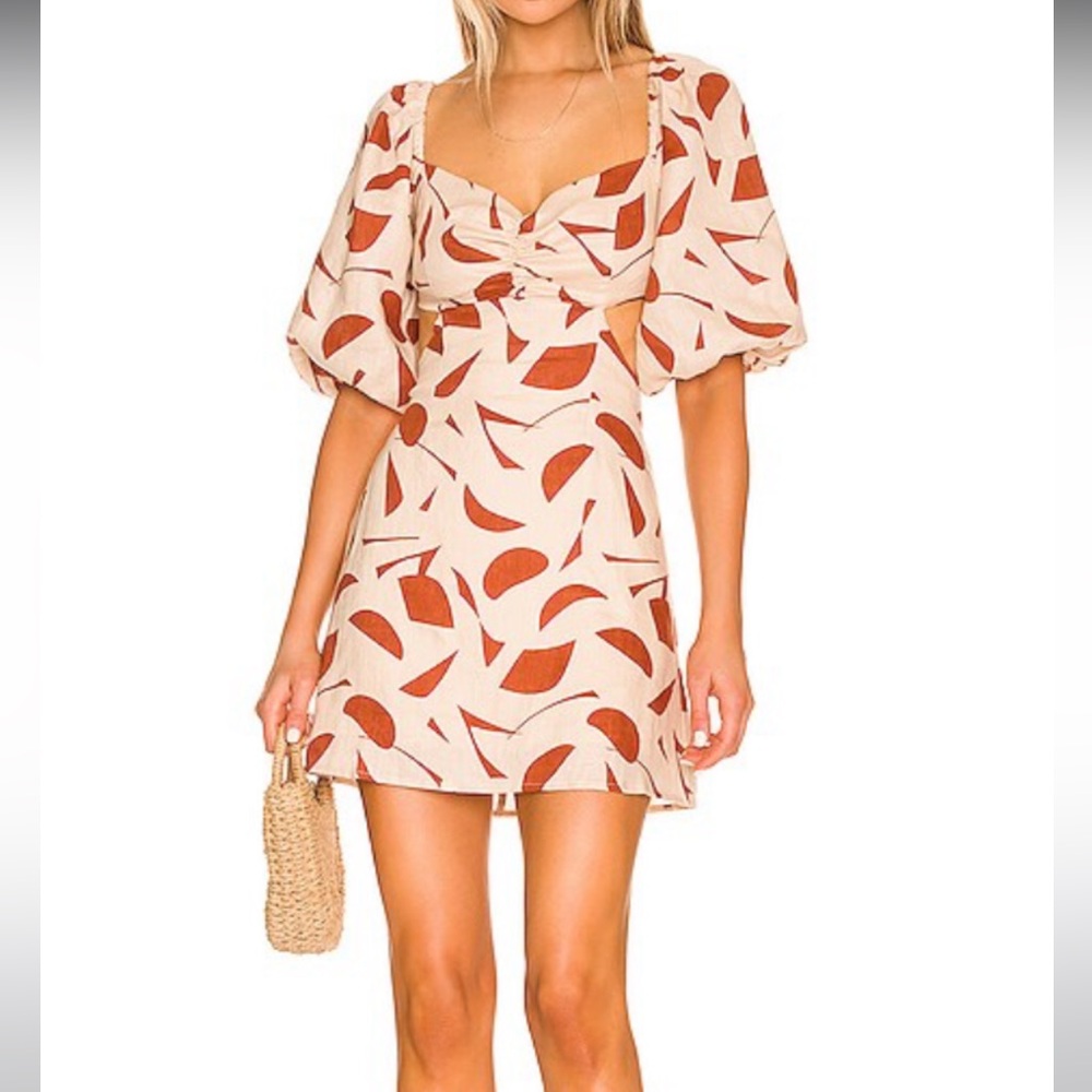 ASTR abstract mini dress